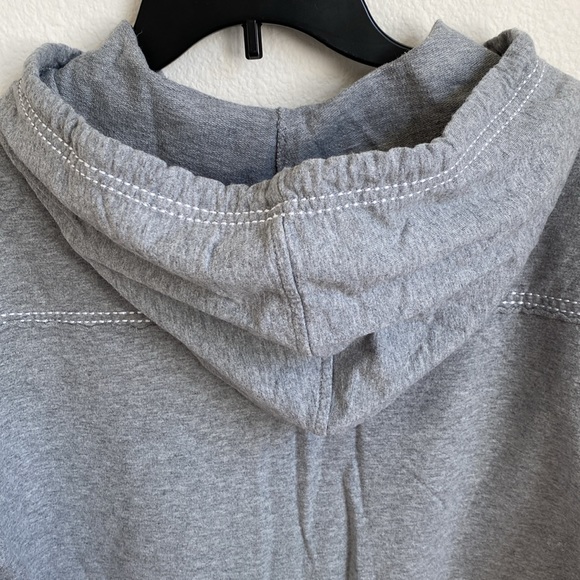 GUESS Men's Quarter-Zip Jersey Raw Edge Hoodie-Size XL - Picture 11 of 11